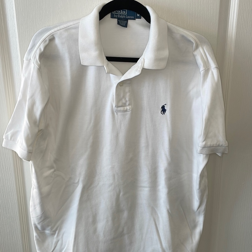 White polo shirt